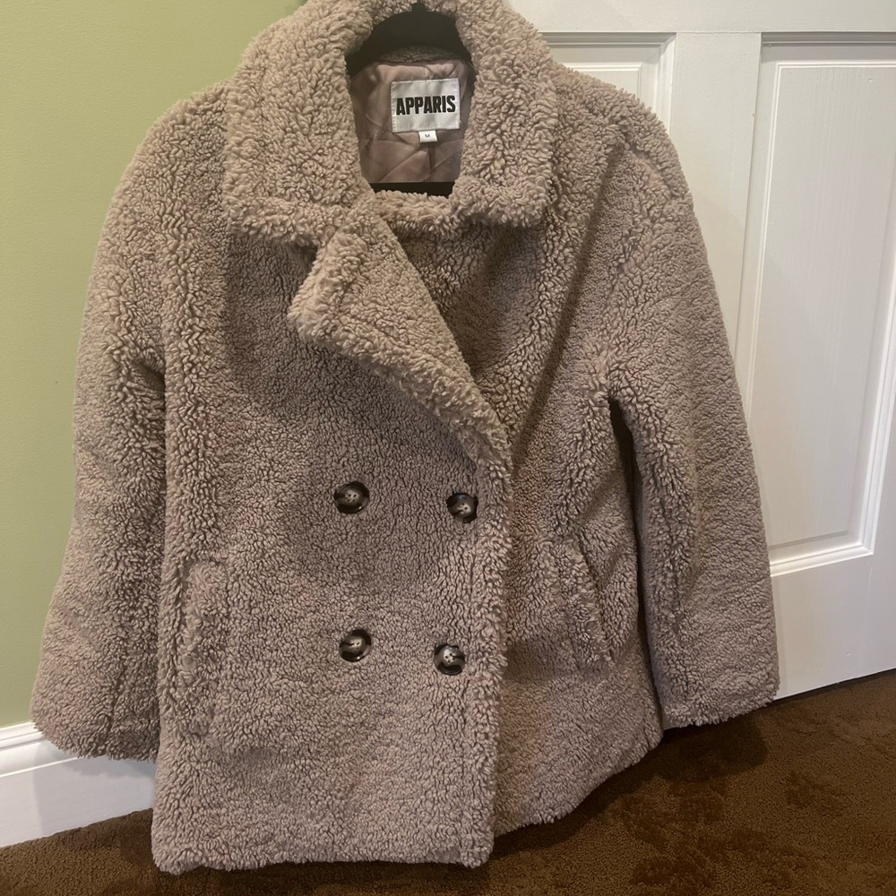 Apparis Faux Fur Teddy Jacket